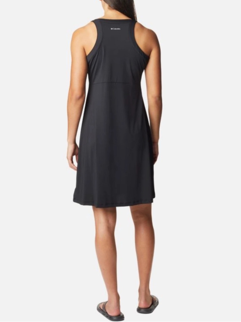 Women’s Columbia Omniwick Simple Black Tank Dress Size Medium - Picture 2 of 8